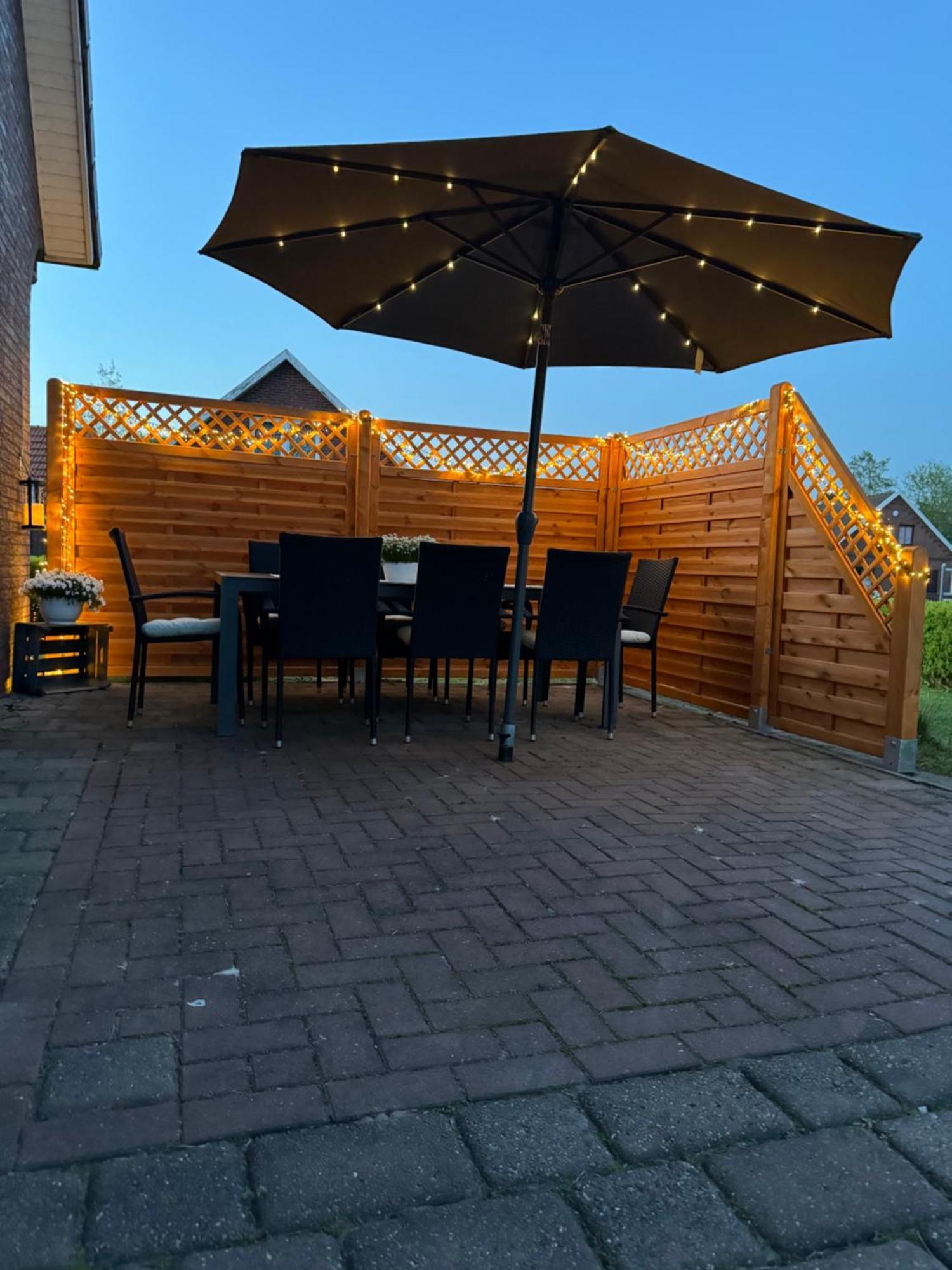 Ferienhaus Meinke Burhafer Feldstrich Bagian luar foto