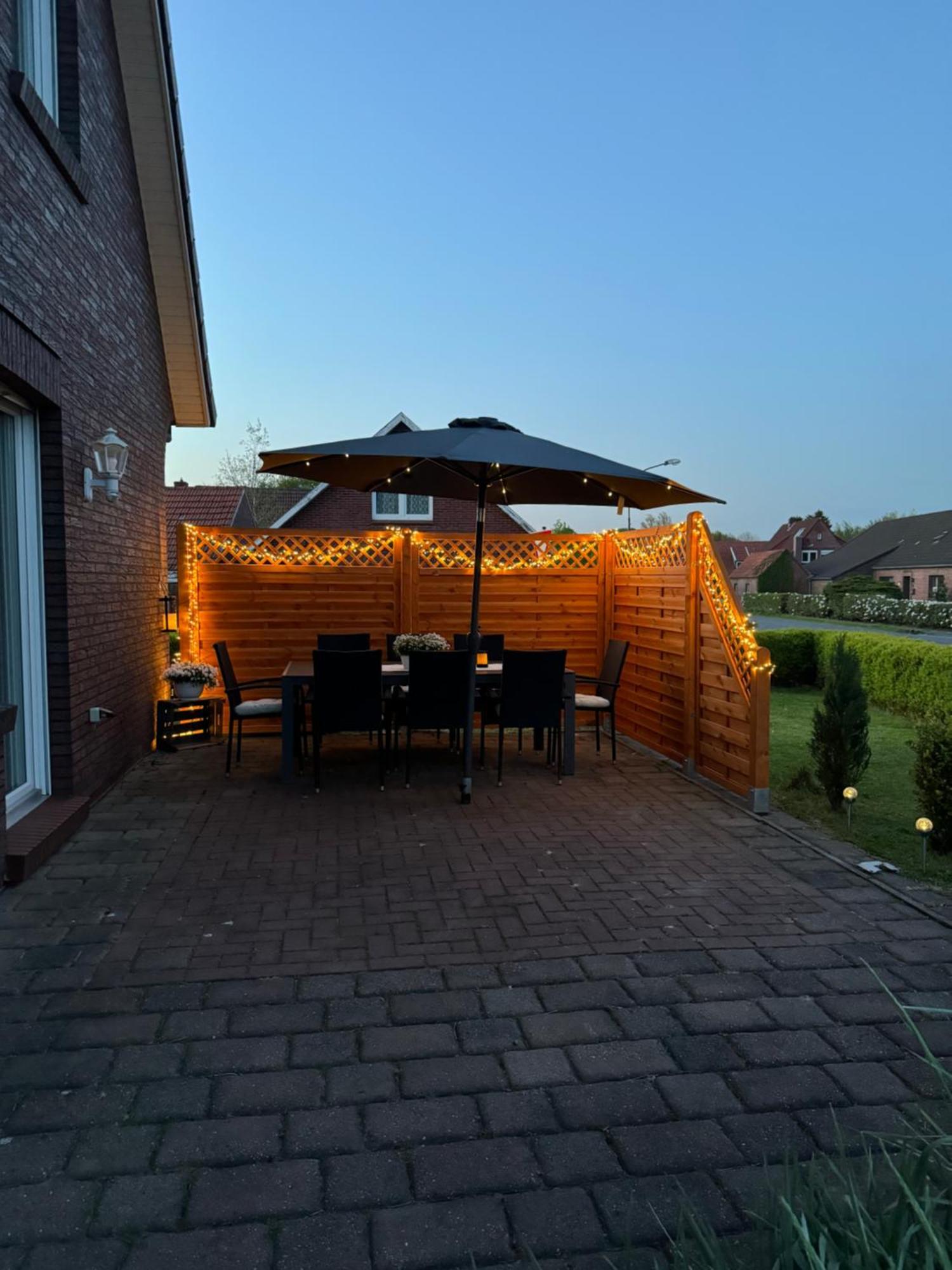 Ferienhaus Meinke Burhafer Feldstrich Bagian luar foto